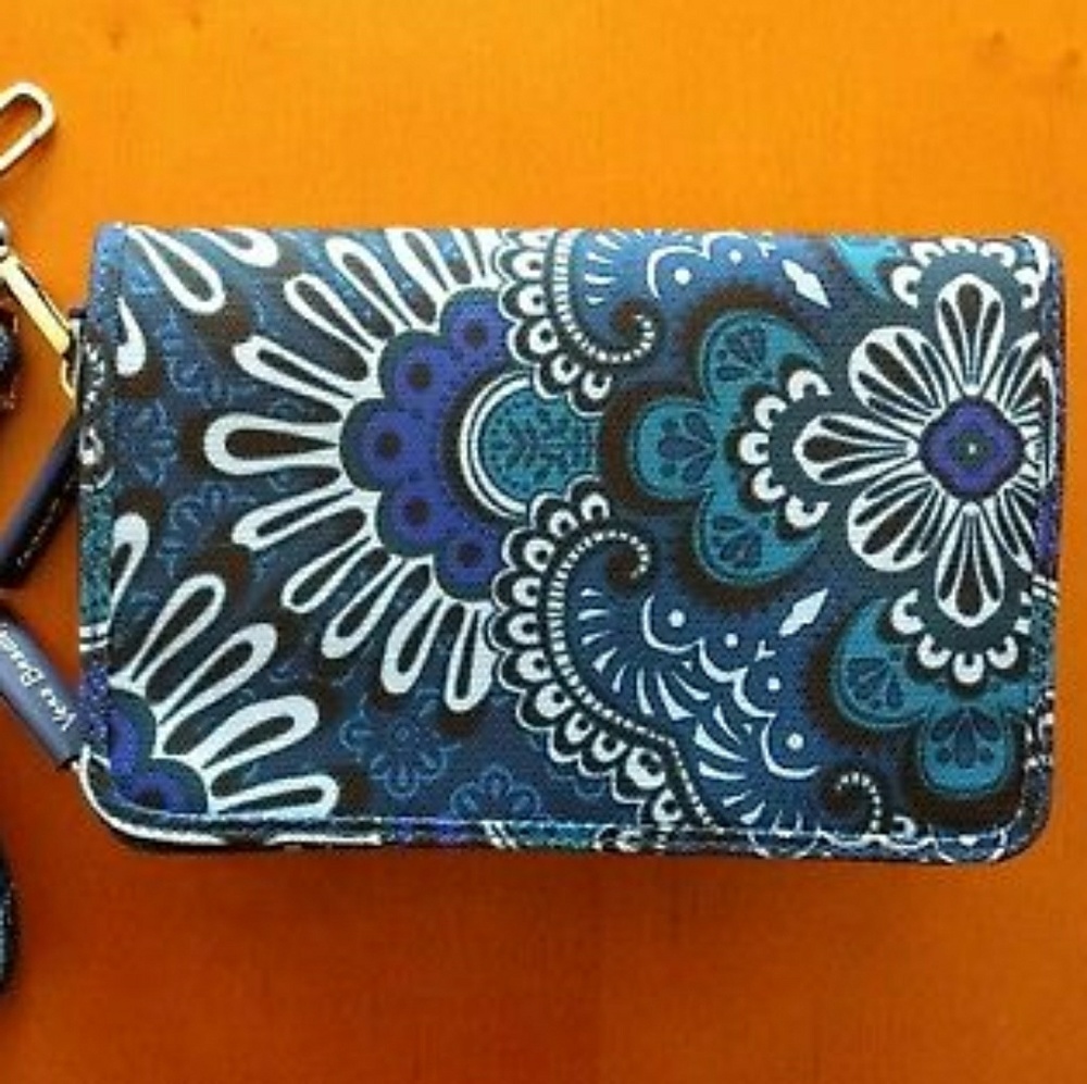 VERA BRADLEY LIGHTEN UP 3 n 1 crossbody rfid blue